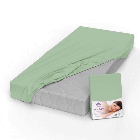 Fixleintuch Jersey Souplesse Aloe