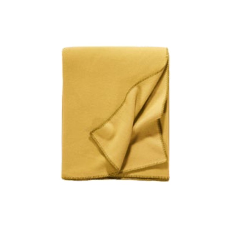 Fleece Decke Tony 160x200 cm curry