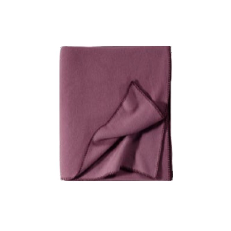 Fleece Decke Tony 160x200 cm brombeere